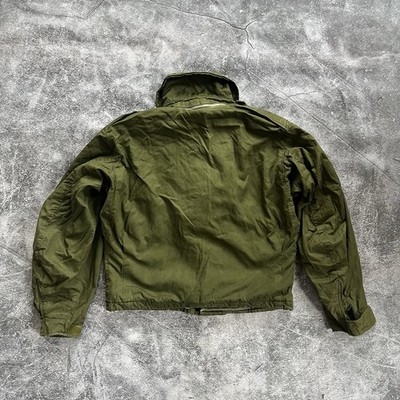 Vintage 1976 British RAF MK3 Cold Weather Flying Jacket Olive