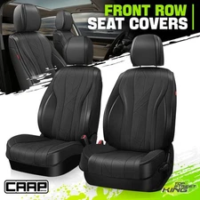 CAAP Driven Touring Series Front Row Set Seat Covers Cushion Protector Black