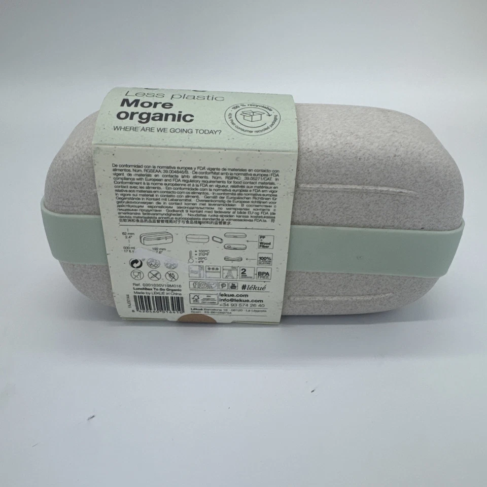 Lekue Brotdose To Go Reisebehälter Set - Bild 4 von 4