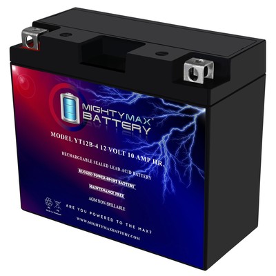 Mighty Max YT12B-4 12V 10Ah SLA Battery Compatible with Power Source WP12B-4