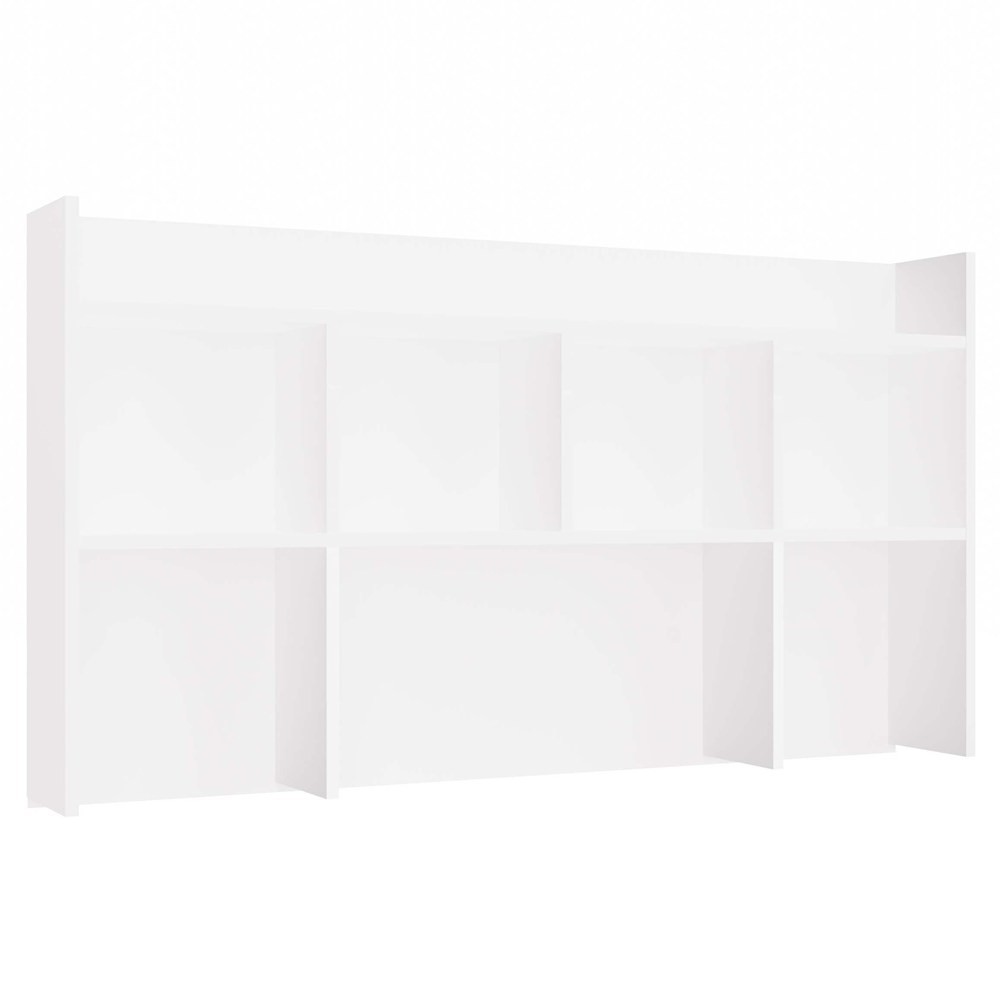 Rallonge de bureau 130 cm BLANC Bibliothèque pour documents