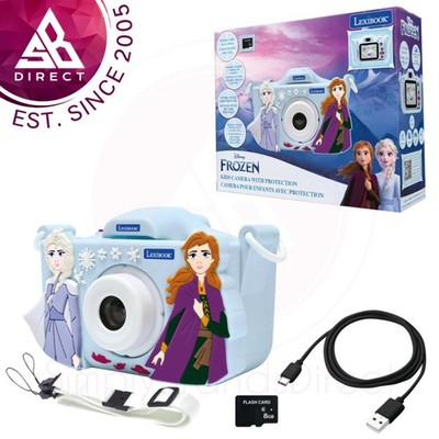 Lexibook DJ078FZ Disney Frozen Kinderkamera mit Schutzhülle