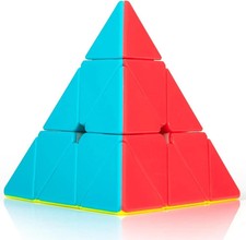 Speed Cube Pyramid 3x3x3 Triangle Puzzle Brai...