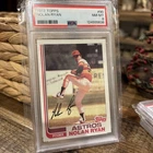 1982 TOPPS #90 NOLAN RYAN PSA 8