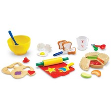 Large Multi Color Pretend Play Bakery Set 31 Pieces for Kids Learning Fun