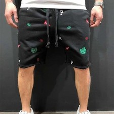Pantalones Cortos De Verano Casual Para Hombre Moda Deportivo Al Aire Libre LujO