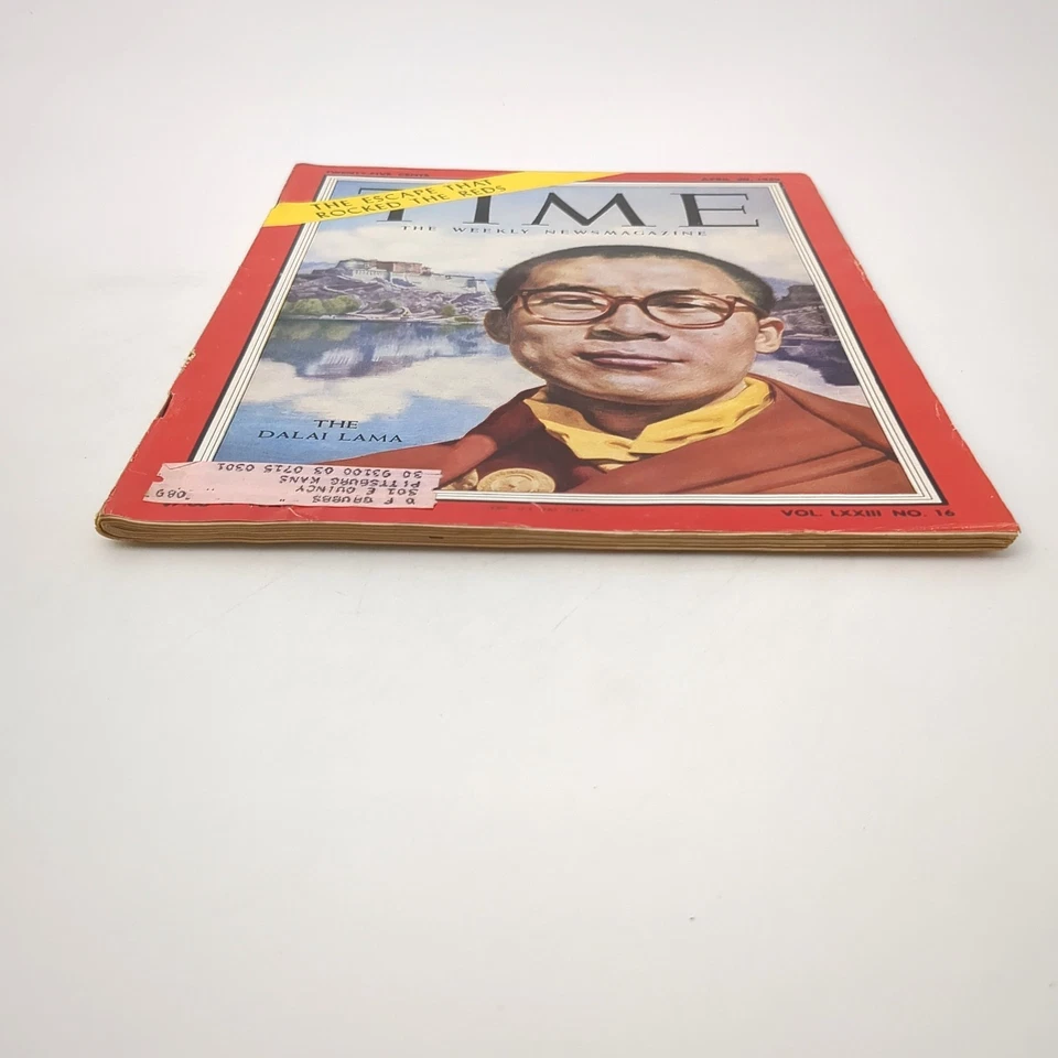 TIME The Dalai Lama April 20 Magazine 1959 - Image 3 of 4