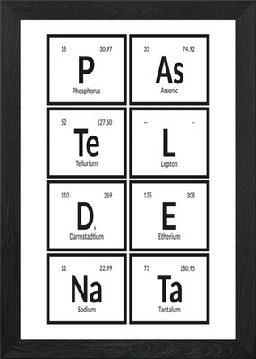 Pastell de Nata Gerahmtes Wandbild Poster Leinwanddruck Bild