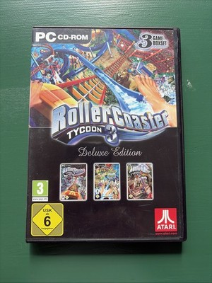 Roller Coaster Tycoon 3 Deluxe Edition (PC) [RCT 3, RCT 3 Soaked, RCT 3 Wild]