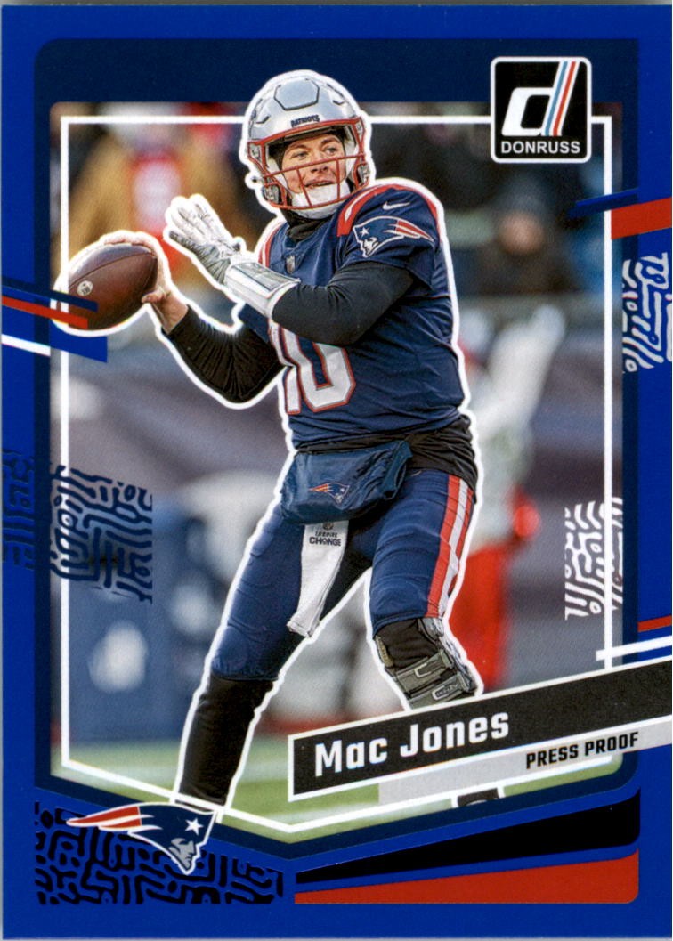 2023 Donruss Press Proof Blue #206 Mac Jones - FB