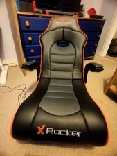 X Rocker G Force Gaming Chair Black and Orange