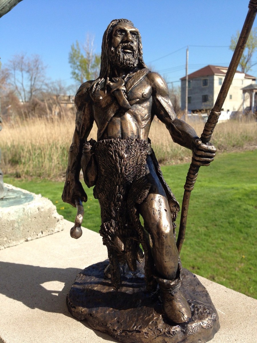 PANGCHENG 1/10 Neanderthal Shaman, Harzmodell Büste GK, unmontierter und unbemalter Bausatz