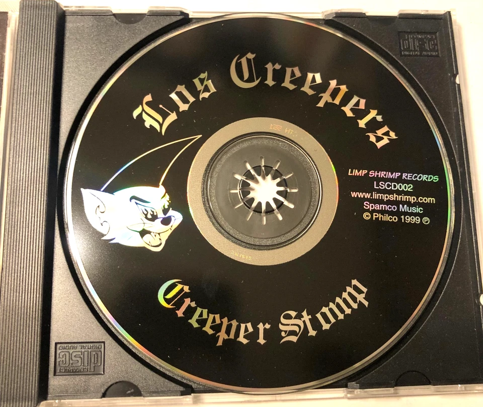 Los Creepers Creeper Stomp (CD 1999 Limp Shrimp) punk psychobilly Foto 3 de 4