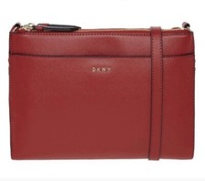 GENUINE DKNY RED SHOULDER OR CLUTCH BAG, BNWT
