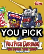 2018 Garbage Pail Kids We Hate the '80s U-Pick Green Parallels/Classic80s Choose