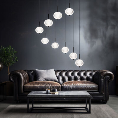 Pendelleuchte Esstischlampe LED Hängelampe Glaskugel BigLight