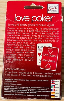 Love Poker: A Wild 2 Player Card Game for Adults | eBay
