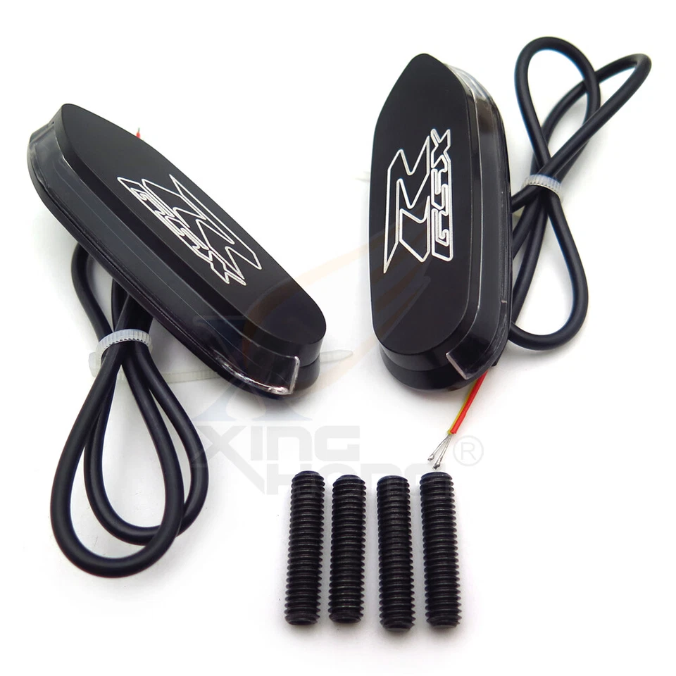 Placa base bloque espejo señal ámbar LED para Suzuki GSXR 600 750 1000 2006-2 Foto 3 de 4