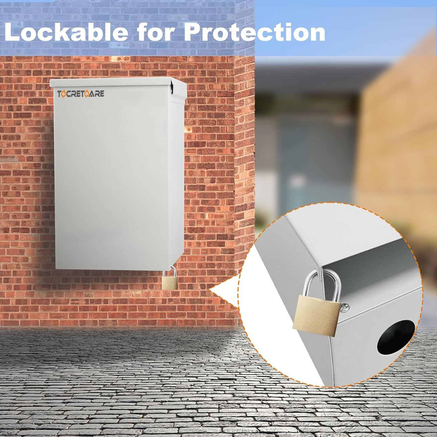 Temporary Power Outlet Panel, with 20, 30, 50 Amp Receptacle Installed,  Prewire