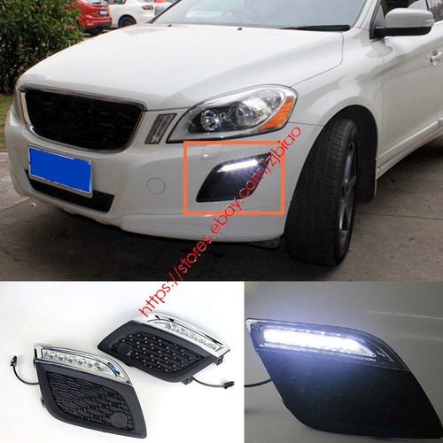 LED Daytime Running Light For 20092013 09 10 11 12 13 Volvo XC60 LED DRL Light eBay