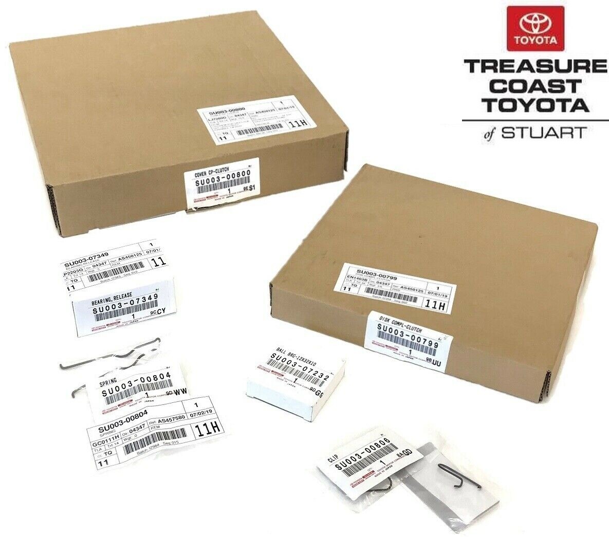 NEW OEM SCION FR-S TOYOTA 86 CLUTCH KIT PRESSURE PLATE & BEARING