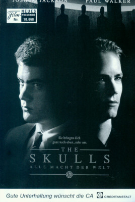 Neues Filmprogramm Nr. 10660 - The Skulls Alle Macht Der Welt (04 Seiten)