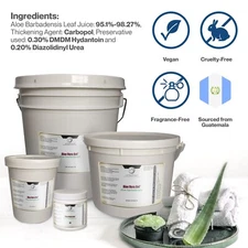 Aloe vera gel - Thickened & concentrated-Pure Natural & Undiluted,Gutamela