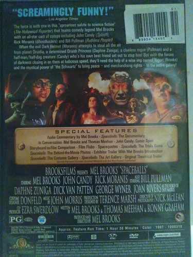 Spaceballs Two Disc DVD Set Like New - Picture 2 of 2