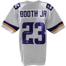 Andrew Booth Jr Autographed/Signed White Pro Style Jersey Beckett 45995
