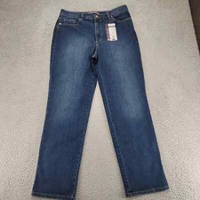 Gloria Vanderbilt Jeans Womens 14 Blue Denim Amanda Medium Wash Tapered Leg