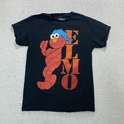 Sesame Street Mister Cool Elmo Spell Out T Shirt Mens M