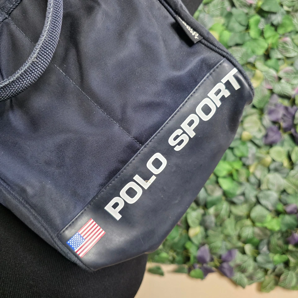 Polo Sport Ralph Lauren Bag Messenger Crossbody Shoulder Blue Vintage 90s Y2K - Image 2 of 4