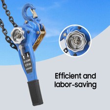 Image of Lever Chain Hoist 1650lbs Manual Ratchet Puller Hoist w/Web Sling for Workshop