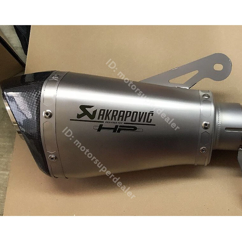 Tubo silenciador puntas de escape modificadas deslizables para BMW S1000RR 2010-2014 S1000R 60 mm Foto 3 de 4