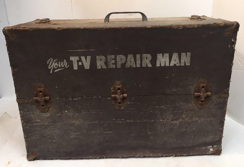 Más de 120 tubos RCA Sylvania más piezas adicionales vintage + caddy reparador de TV - muchos de lote antiguo - Imagen 3 de 12