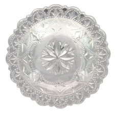 WESTERN HORSE SADDLE TACK BRIGHT SILVER ENGRAVED WINDROSE CONCHO 1-3/4 inch