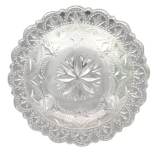 WESTERN HORSE SADDLE TACK BRIGHT SILVER ENGRAVED WINDROSE CONCHO 1-3/4 inch