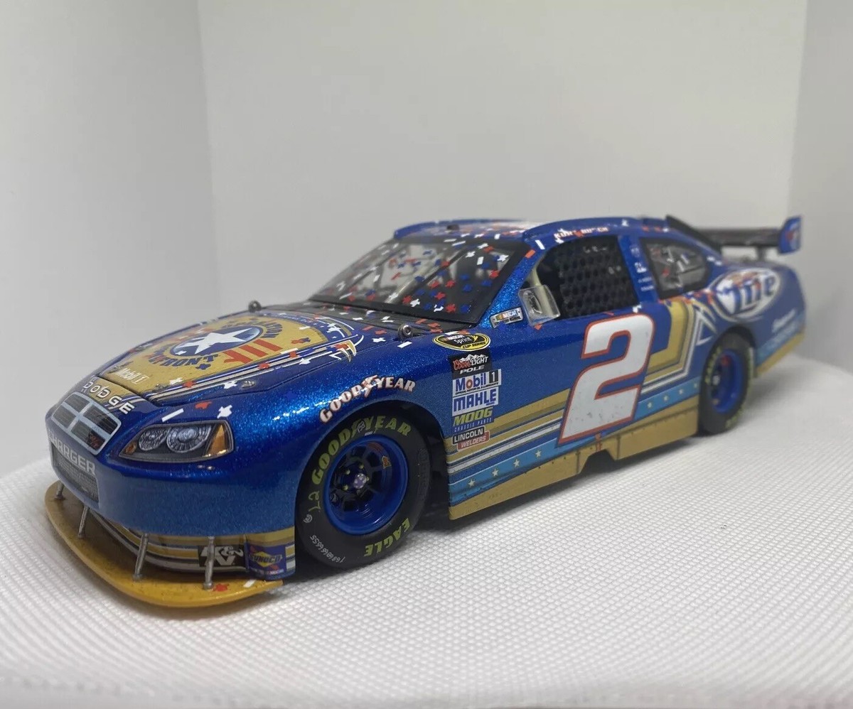 Kurt Busch #2 2009 Miller Lite Texas Win 1/24 NASCAR Diecast