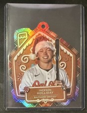 2024 Topps Holiday Baseball Jackson Holliday Oversized Die-Cut Ornament #MLBO-4