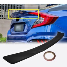 For 2016-2021 Honda Civic 4dr Sedan Black Duckbill Rear Trunk Wing Spoiler Lip For 2016-2021 Honda Civic 4dr Sedan Black Duckbill Rear Trunk Wing Spoiler Lip