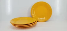 4 Luncheon PLATES set lot Butterscotch orange FIESTA WARE 9" NEW