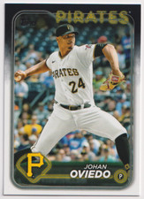 2024 Topps #65 Johan Oviedo Pittsburgh Pirates