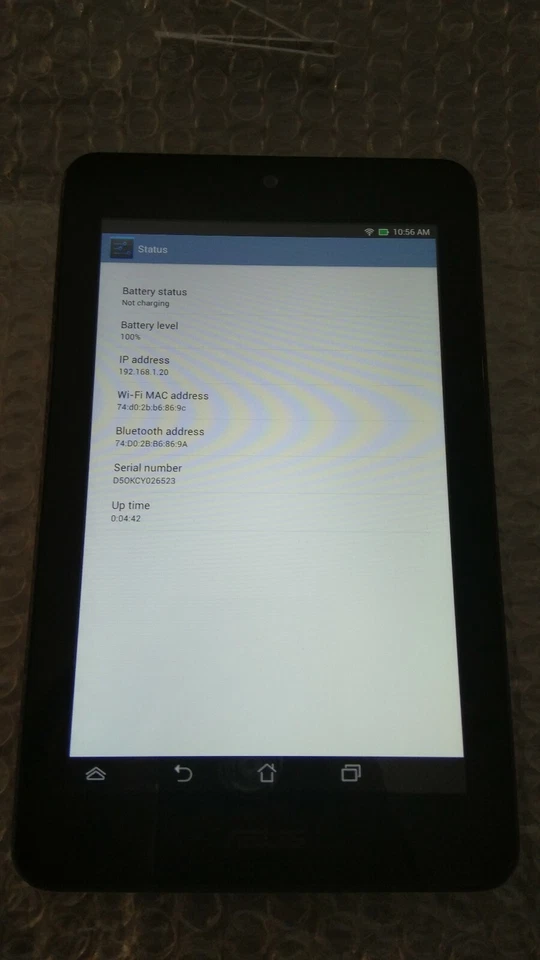 White Asus Memo Pad HD7 ME173X 7inch 16GB Android 4.2.2 Tablet With Google Play - Image 4 of 4