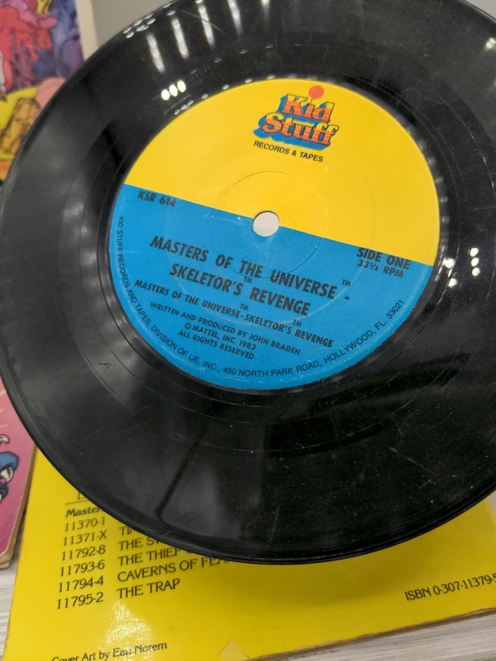 Lote de libros, discos, rompecabezas She-ra Masters Of The Universe MOTU He-Man Foto 4 de 4