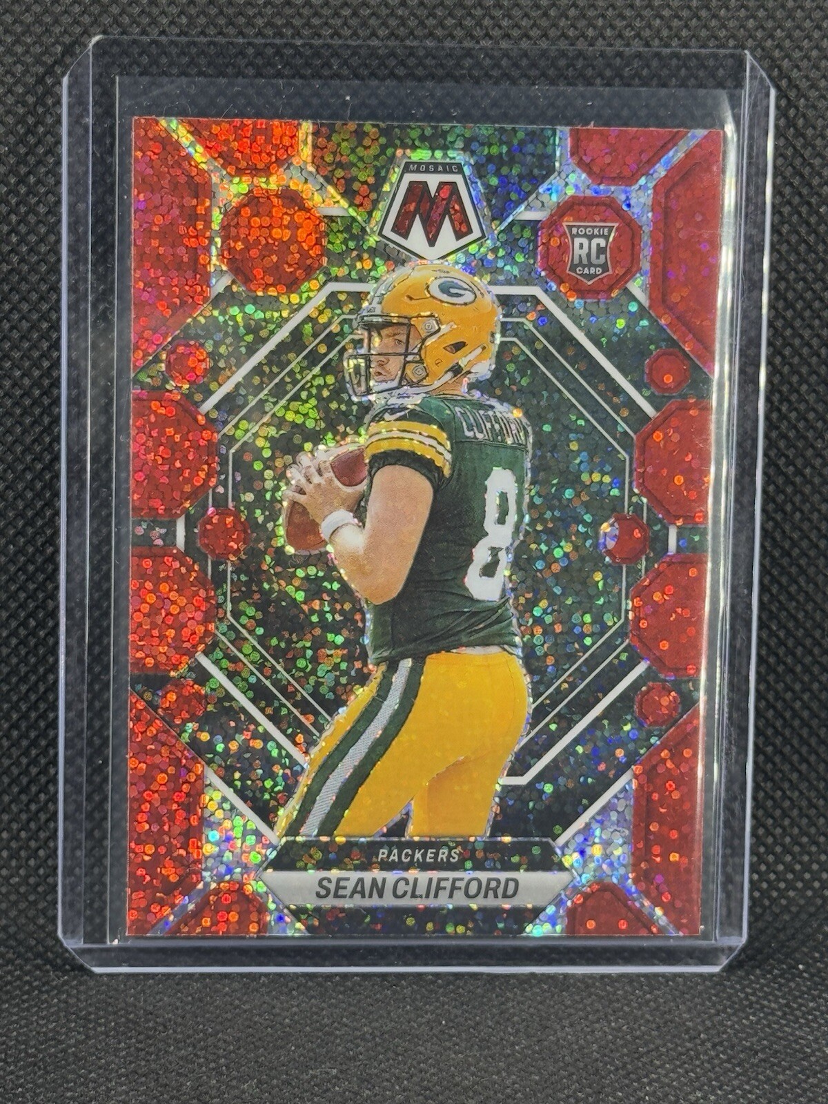 2023 Panini Mosaic Red Sparkle #361 Sean Clifford