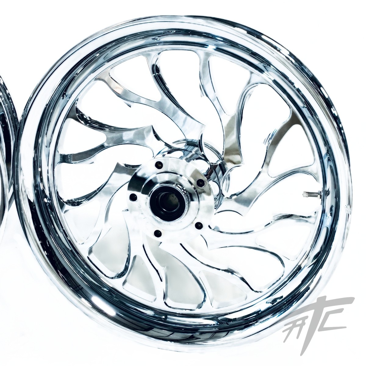 240 FAT TIRE KIT CHROME HELLIAN WHEELS 06-11 KAWASAKI NINJA 240 FAT TIRE KIT CHROME HELLIAN WHEELS 06-11 KAWASAKI NINJA
