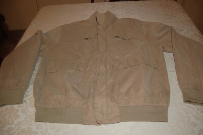 Friendly, Herrenjacke, beige cargo, Gr. L, Baumwolle und Polyester, gebraucht 