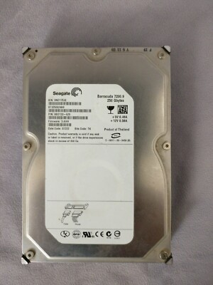250 GB SATA Seagate Barracuda 7200.9 ST3250824AS Festplatte FW: 3.AHH