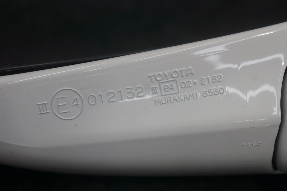 Nuevo espejo de puerta del conductor izquierdo blanco OEM 87940-2D230-A0 Toyota Celica 2000-2005 Foto 2 de 4