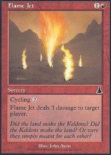 MTG magic cards 2x Flame Jet Urza's Destiny Light Play, English